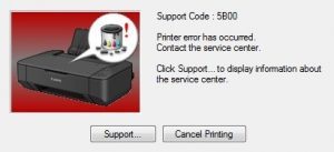 How To Fix Error 5b01 On Canon Printers